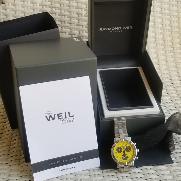 RAYMOND WEIL W1 Chronograph Date Yellow Dial watch